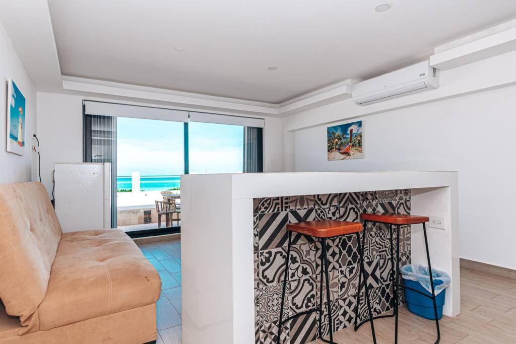 קנקון Villas Marlin 108, A Pie De Playa, Albercas, Jacuzi, Ubicacion Inmejorable מראה חיצוני תמונה