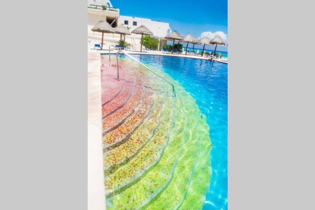 קנקון Villas Marlin 108, A Pie De Playa, Albercas, Jacuzi, Ubicacion Inmejorable מראה חיצוני תמונה