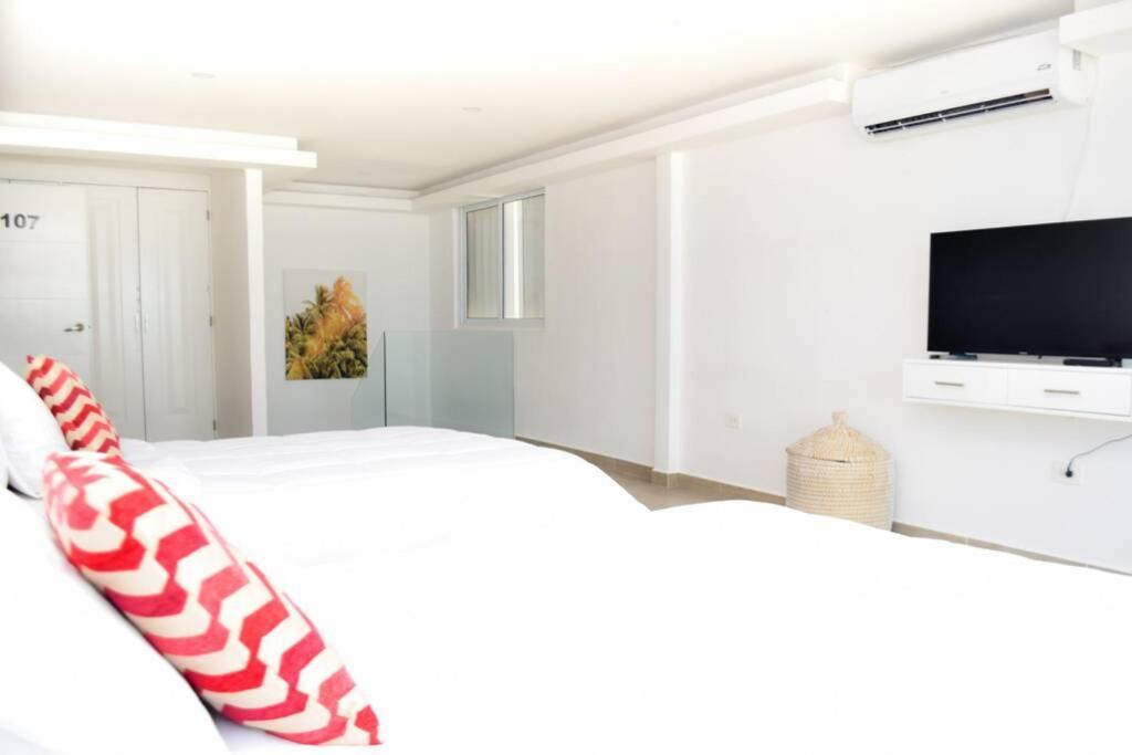 קנקון Villas Marlin 108, A Pie De Playa, Albercas, Jacuzi, Ubicacion Inmejorable מראה חיצוני תמונה