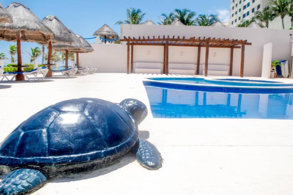 קנקון Villas Marlin 108, A Pie De Playa, Albercas, Jacuzi, Ubicacion Inmejorable מראה חיצוני תמונה